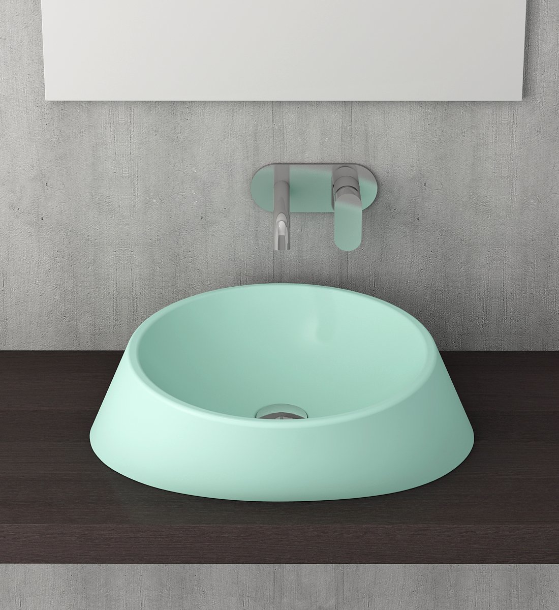 Bocchi | Venezia Çanak Lavabo 56 cm Mat Mint Yeşil