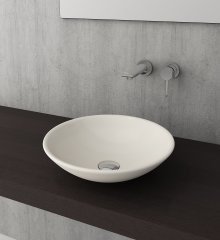 Bocchi | Venezia Çanak Lavabo 40 cm Parlak Bisküvi