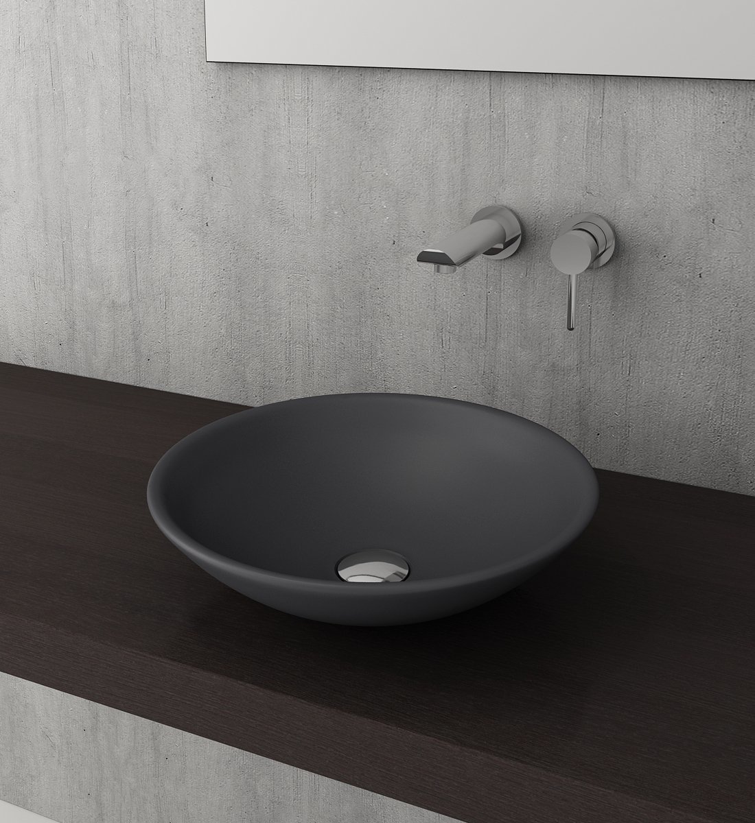 Bocchi | Venezia Çanak Lavabo 40 cm Mat Antrasit