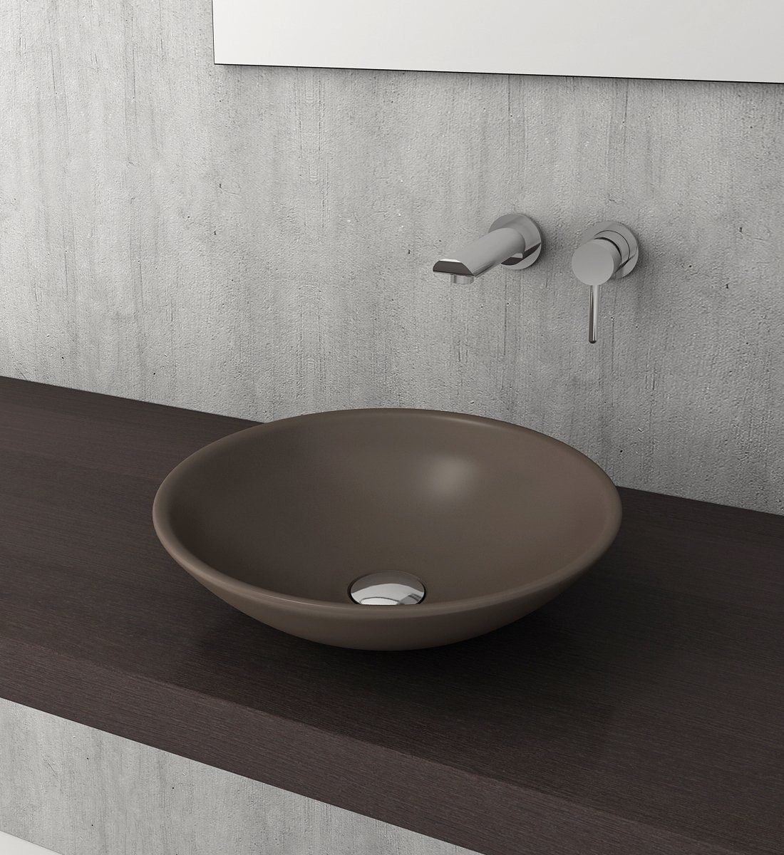 Bocchi | Venezia Çanak Lavabo 40 cm Mat Kahve