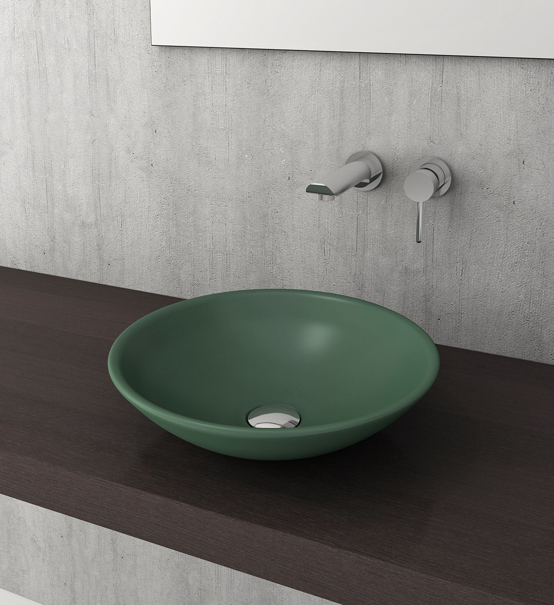 Bocchi | Venezia Çanak Lavabo 40 cm Mat Yeşil