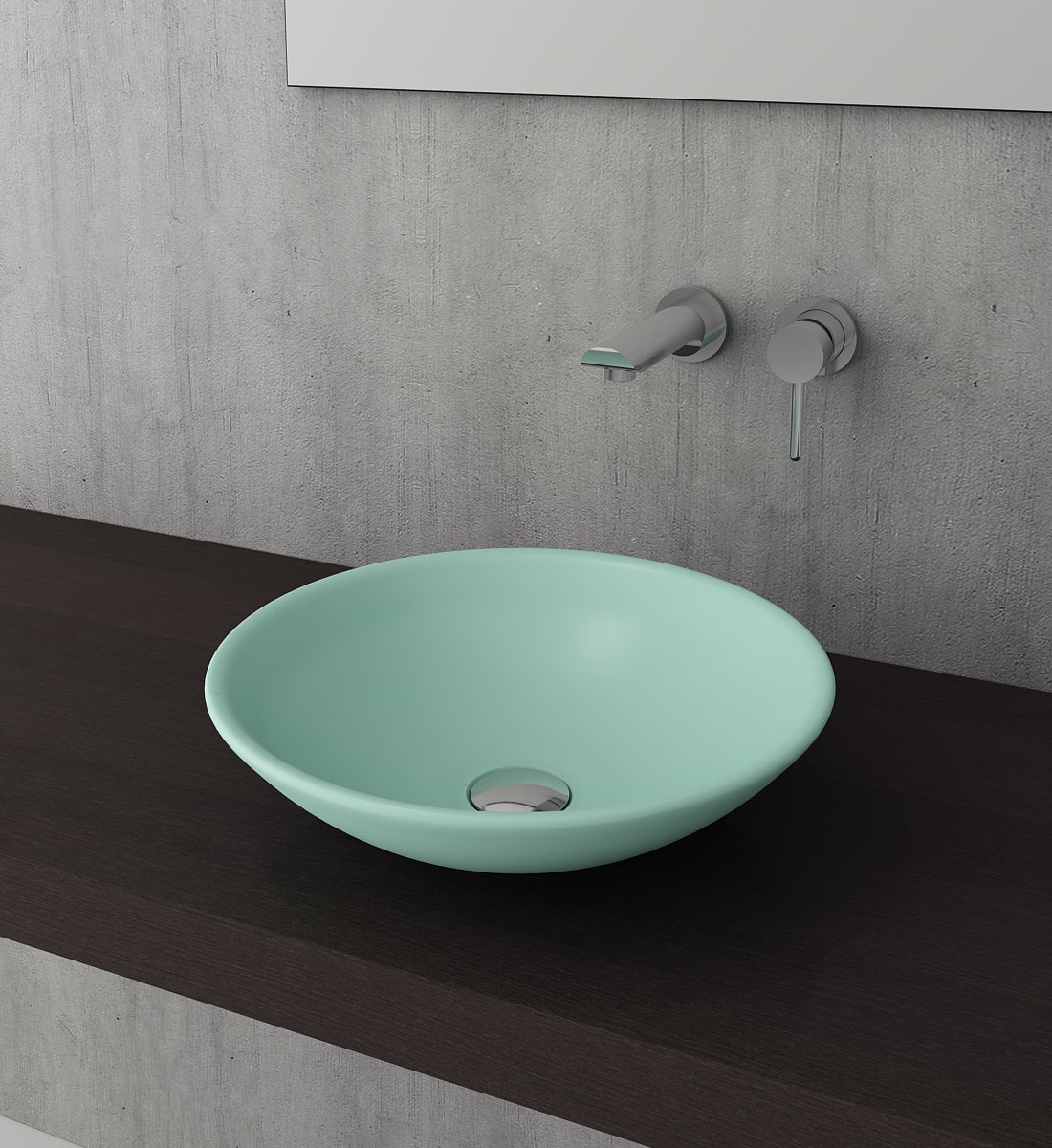 Bocchi | Venezia Çanak Lavabo 40 cm Mat Mint Yeşil