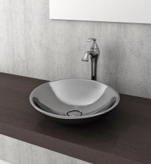 Bocchi | Venezia Çanak Lavabo 40 cm Parlak Gümüş