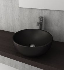 Bocchi | Venezia Çanak Lavabo 45 cm Mat Siyah