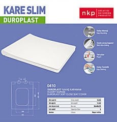 NKP | KARE SLIM YAVAŞ KAPANAN KAPAK