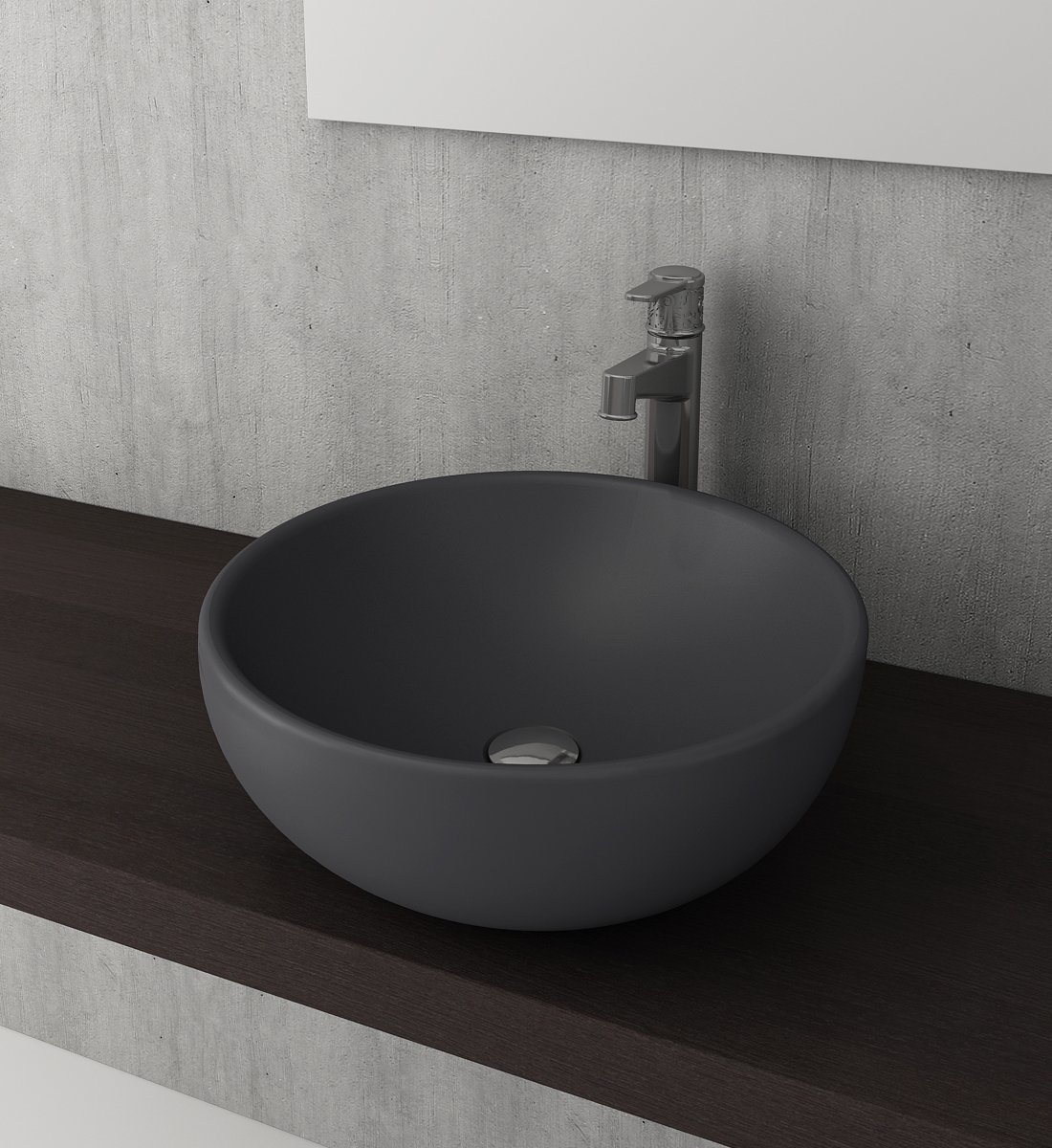 Bocchi | Venezia Çanak Lavabo 45 cm Mat Antrasit