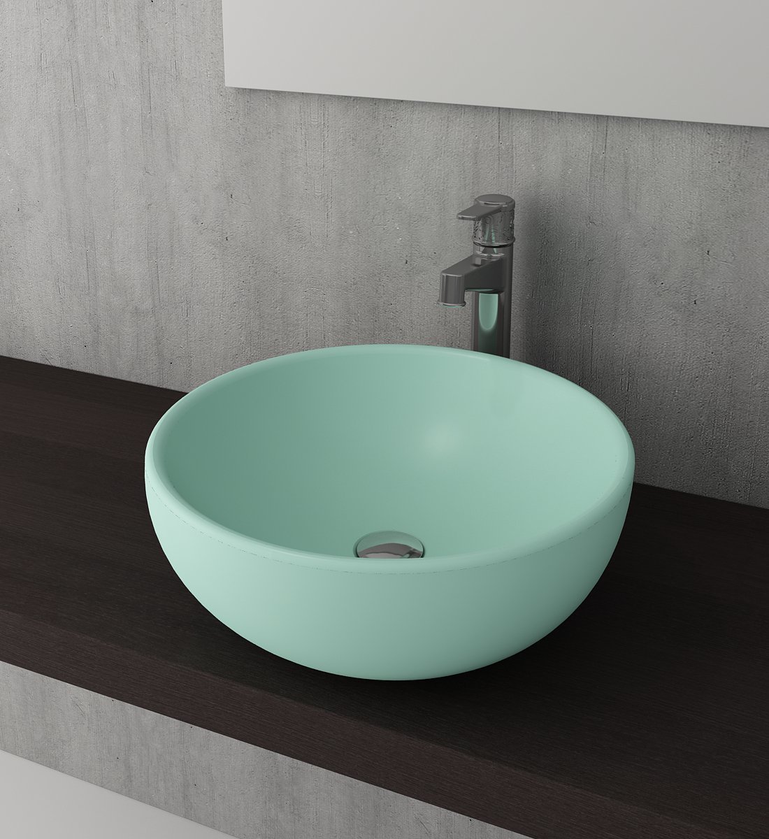 Bocchi | Venezia Çanak Lavabo 45 cm Mat Mint Yeşil