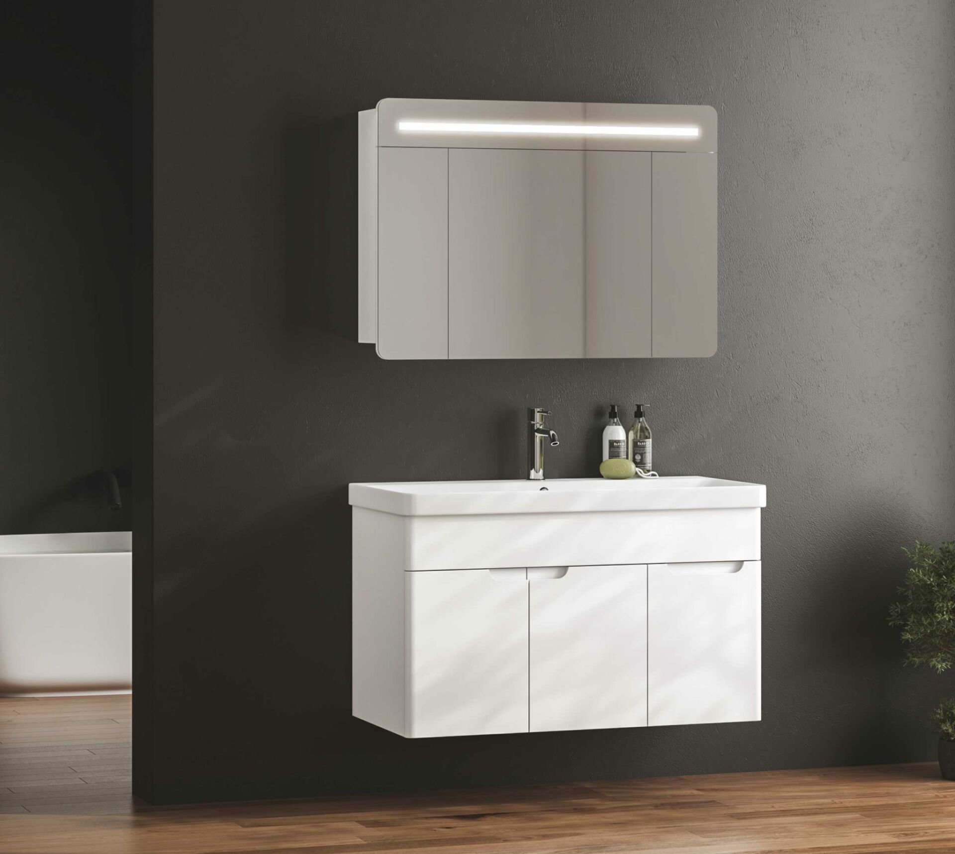 Fym Derya 105 cm Banyo Dolabı