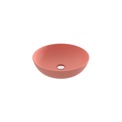 Bocchi Sottile Slim Line Yuvarlak 38 cm Lavabo Mat Somon