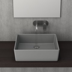 Bocchi | Milano Çanak Lavabo 50 cm Mat Gri