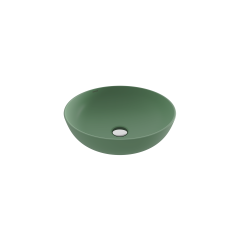 Bocchi Sottile Slim Line Yuvarlak 38 cm Lavabo Mat Mint Yeşil