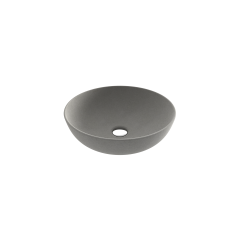 Bocchi Sottile Slim Line Yuvarlak 38 cm Lavabo Mat Beton
