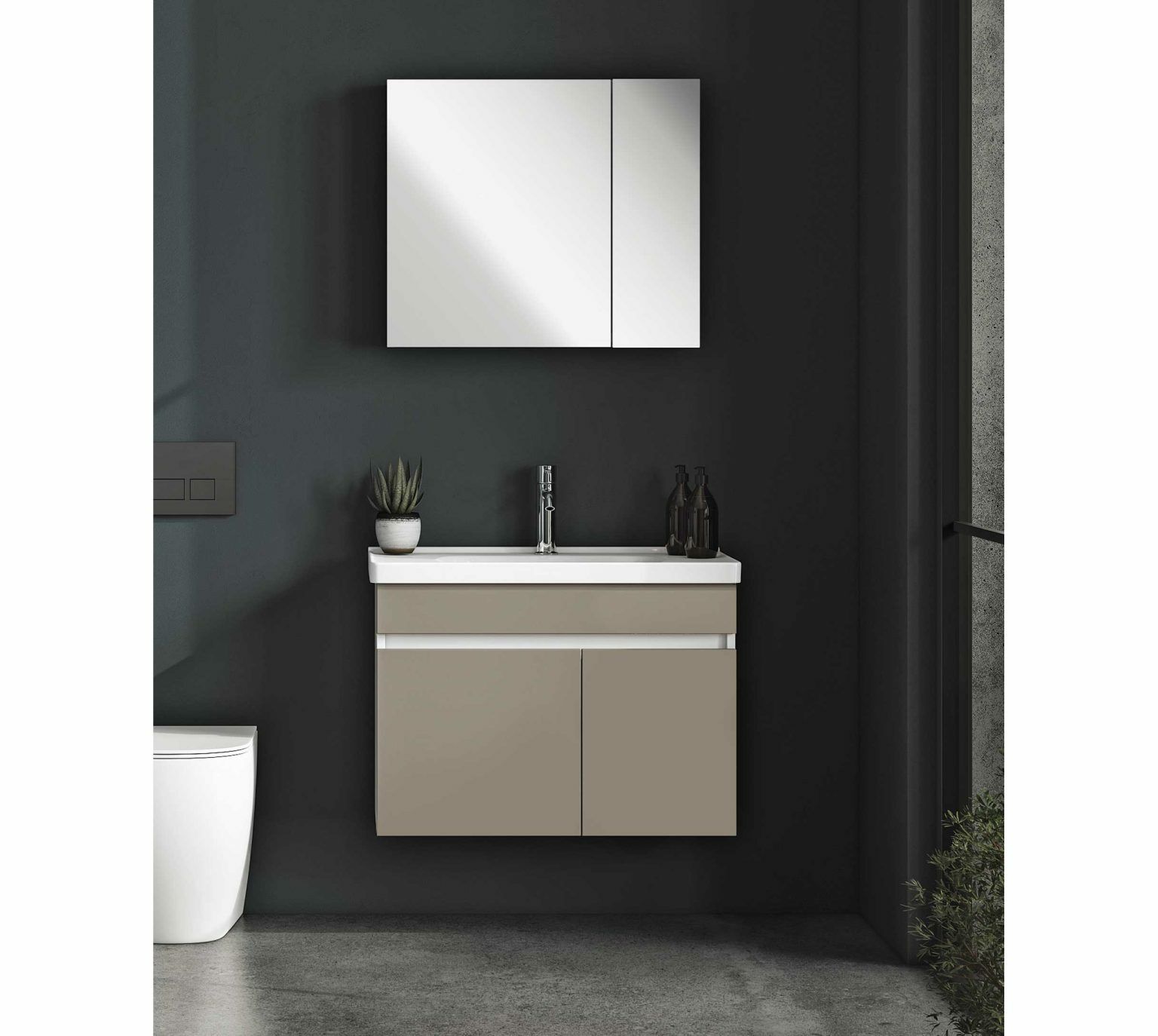 Fym Koza 80 cm Banyo Dolabı