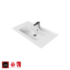 TURKUAZ | BLUE ETAJERLİ LAVABO 80x47 CM
