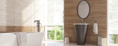 SERRA | 30*90 FIRENZE KAHVE ONDULA DEKOR ''Paket fiyatıdır.''