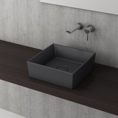 Bocchi | Vessel Çanak Lavabo 38*38 cm Mat Antrasit