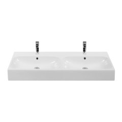 TURKUAZ | PİNTO ETAJERLİ LAVABO 120 CM (ÇİFT HAZNELİ)