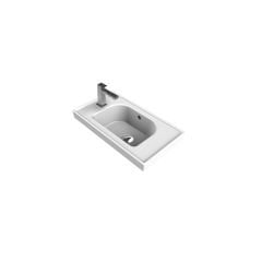 TURKUAZ | FRAME ETAJERLİ LAVABO 50 CM (SOLDAN BATARYA DELİKLİ)