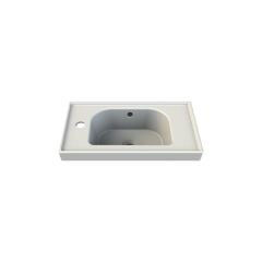 TURKUAZ | FRAME ETAJERLİ LAVABO 50 CM (SOLDAN BATARYA DELİKLİ)