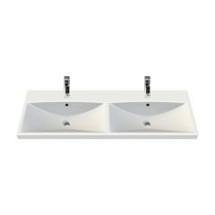 TURKUAZ | ELITE ETAJERLİ LAVABO 120 CM ÇİFT HAZNELİ