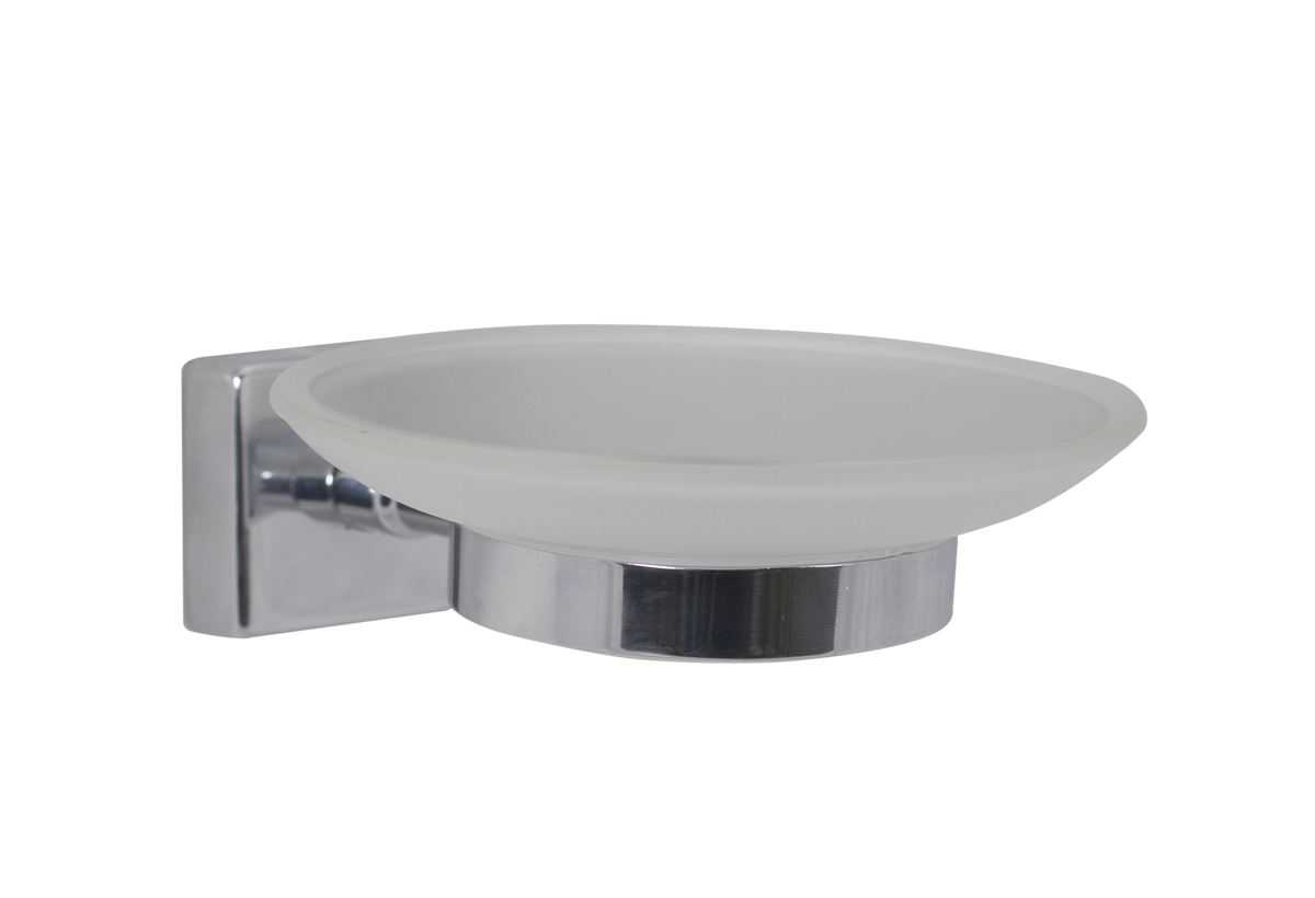 CSK KARADENİZ SABUNLUK CAM / KROM