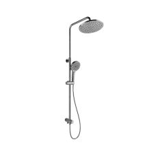 Kale Rain Round Push Buton Duş Barı Fırçalanmış Nikel