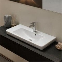 TURKUAZ | PORTO ETAJERLİ LAVABO 85x38 CM
