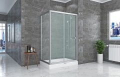 Shower Neptün 70x140 1 Sabit 1 Çalışır Yan Panelli Tekne Üzeri Kabin