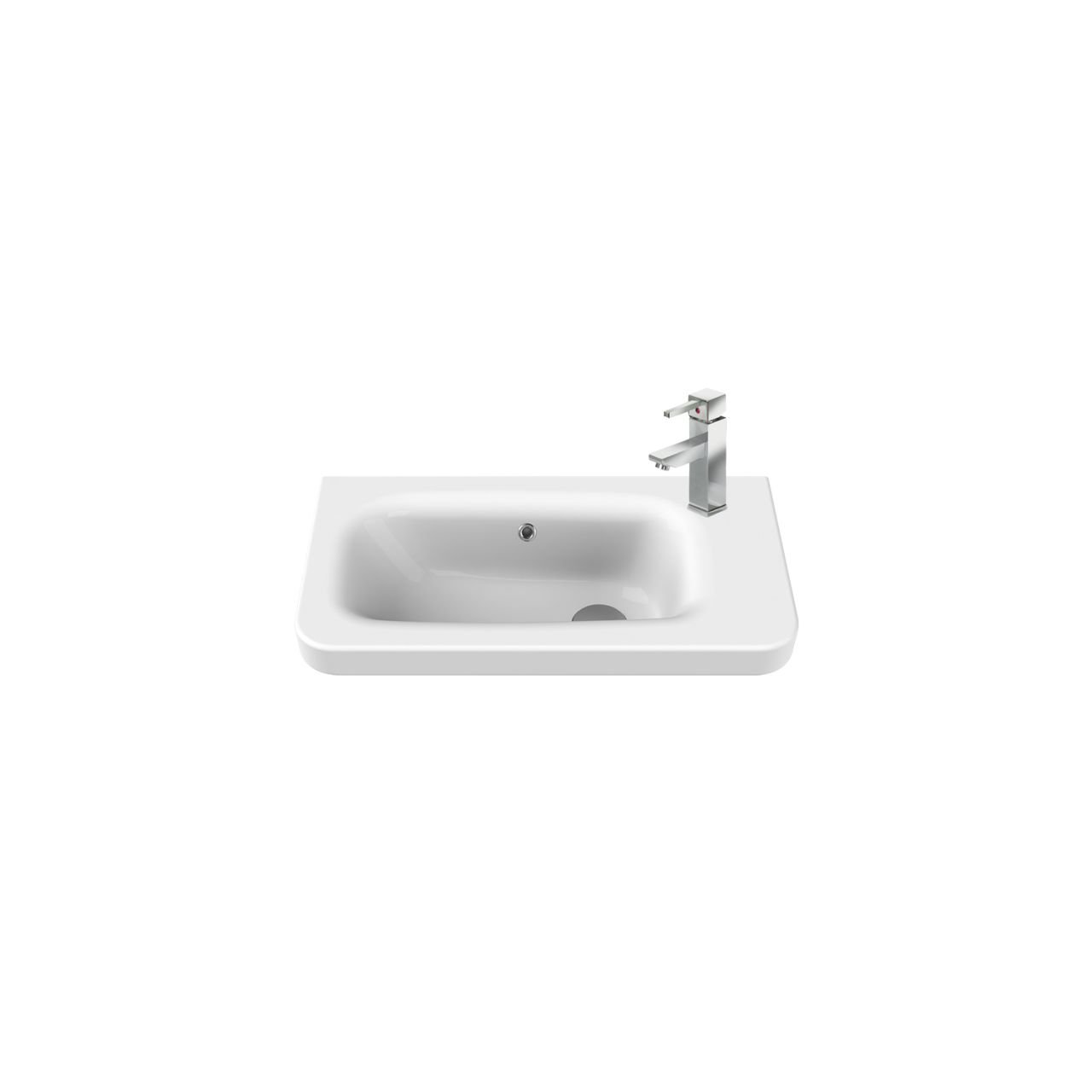 TURKUAZ | NOURA ETAJERLİ DAR LAVABO 60x30 CM