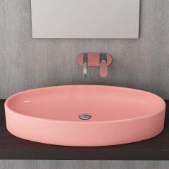 Bocchi | Vessel Çanak Lavabo 85 cm Mat Somon