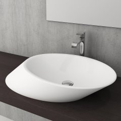 Bocchi | Vessel Çanak Lavabo 70 cm Mat Beyaz
