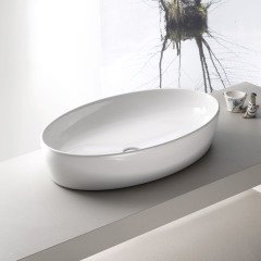 TURKUAZ | ONE TEZGAH ÜSTÜ LAVABO 67x42 CM