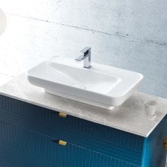TURKUAZ | LAL 80 CM TEZGAH ÜSTÜ LAVABO