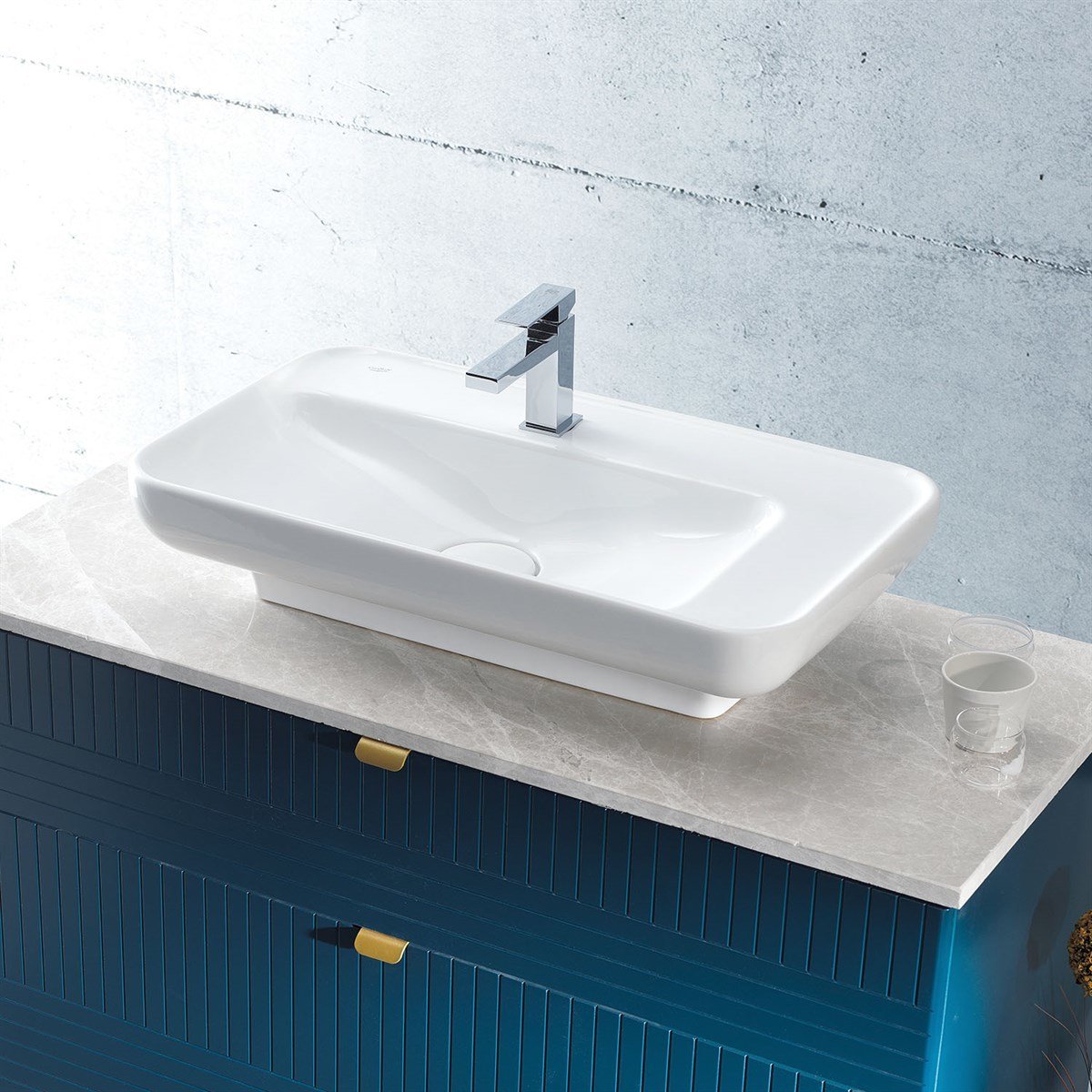 TURKUAZ | LAL 70 CM TEZGAH ÜSTÜ LAVABO