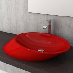 Bocchi | Vessel Çanak Lavabo 70 cm Parlak Kırmızı