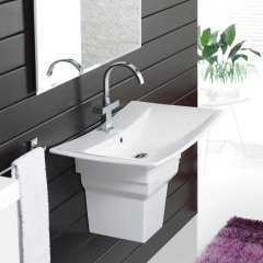 TURKUAZ | BELLA 70 CM LAVABO + YARIM AYAK