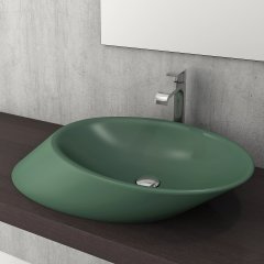 Bocchi | Vessel Çanak Lavabo 70 cm Mat Yeşil
