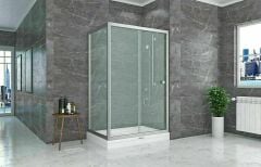 Shower Neptün 90x190 1 Sabit 1 Çalışır Yan Panelli Tekne Üzeri Kabin