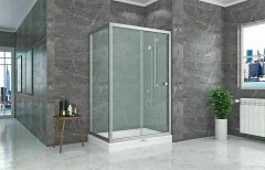 Shower Neptün 100x110 1 Sabit 1 Çalışır Yan Panelli Tekne Üzeri Kabin
