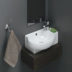 TURKUAZ MİNİ 28x45 CM TEZGAH ÜSTÜ LAVABO