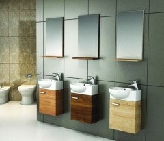 TURKUAZ MİNİ 28x45 CM TEZGAH ÜSTÜ LAVABO