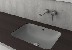 Bocchi | Scala Tezgah Altı Lavabo 55x41 cm Mat Gri