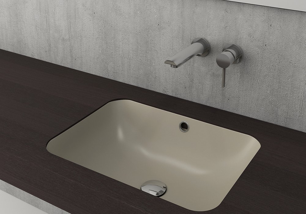 Bocchi | Scala Tezgah Altı Lavabo 55x41 cm Mat Kaşmir