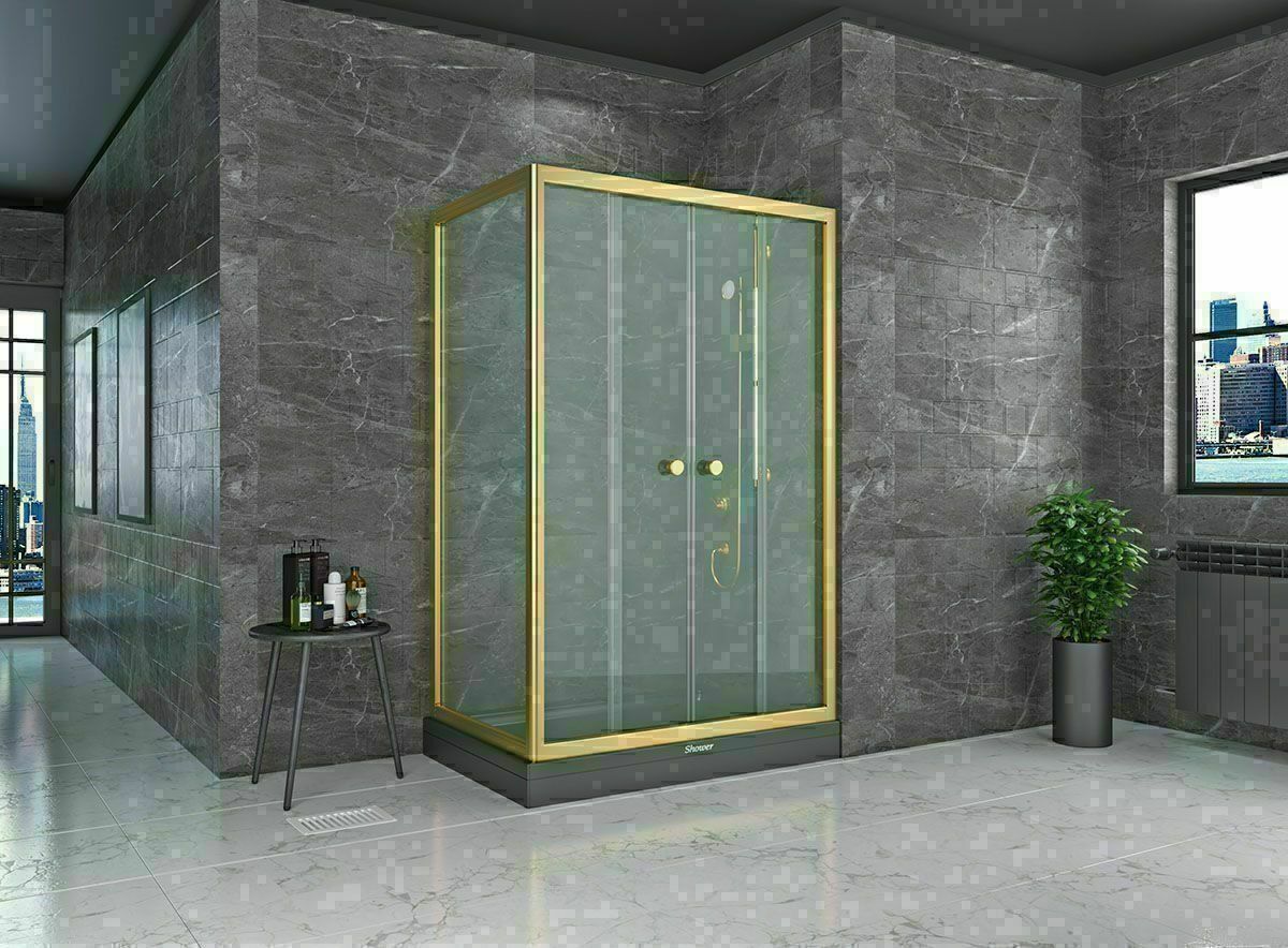 Shower Neptün 90x180 2 Sabit 2 Çalışır Yan Panelli Tekne Üzeri Kabin