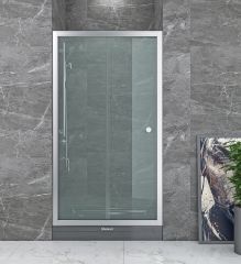 Shower Neptün 120 cm İki Duvar Arası 1 Sabit 1 Çalışır Tekne Üzeri Kabin