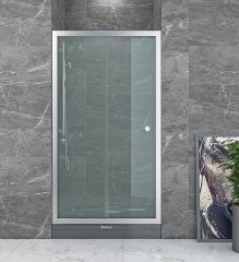 Shower Neptün 140 cm İki Duvar Arası 1 Sabit 1 Çalışır Tekne Üzeri Kabin