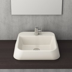 Bocchi | Firenze Çanak Lavabo 50*42 cm Parlak Bisküvi