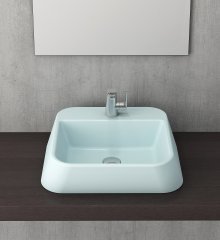 Bocchi | Firenze Çanak Lavabo 50*42 cm Mat Buz Mavi