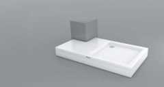 Shower 90x190 Beam Özel Kesim Duş Teknesi (Panelli)