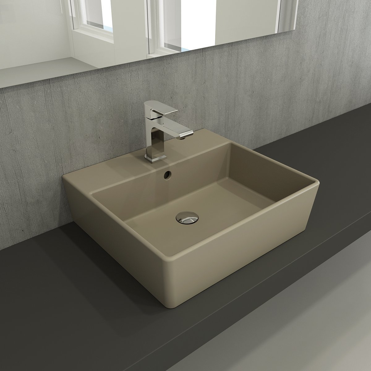 Bocchi | Milano 50 cm Lavabo Mat Kaşmir